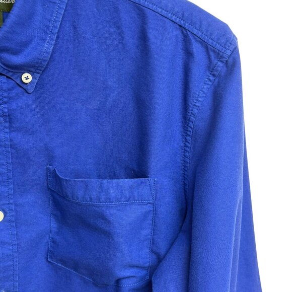 Eddie Bauer Classic Fit Cerulean Cotton‎ Button Down Long Sleeve Shirt - Picture 5 of 10